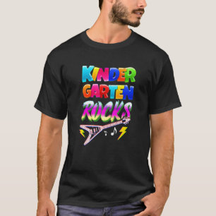 Kindergarten Rocks Preschoolaar Terug naar schoolb T-shirt