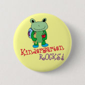 Kindergarten Rocks Ronde Button 5,7 Cm (Voorkant)
