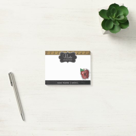 Kindergarten 🍎 School | DIY-tekst Post-it® Notes (Kantoor)