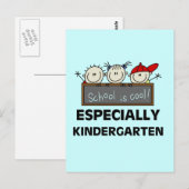 Kindergarten School is Cool Tshirts en Gifts Briefkaart (Voorkant / Achterkant)