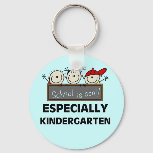 Kindergarten School is Cool Tshirts en Gifts Sleutelhanger (Voorkant)