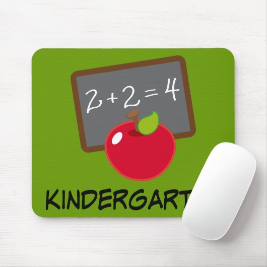 Kindergarten School Leraar Gift Muismat (Met muis)