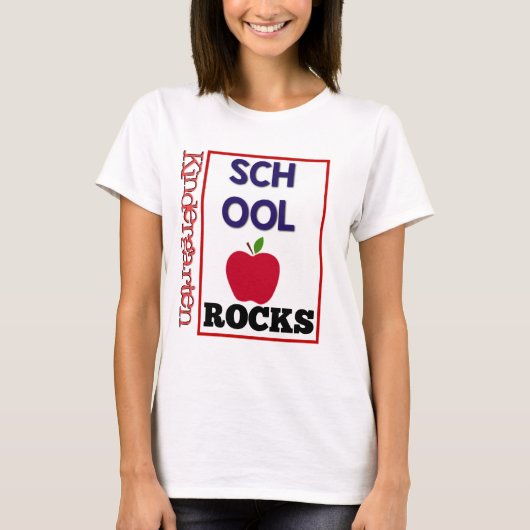 Kindergarten School Rocks T-Shirt (Voorkant)