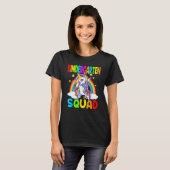 Kindergarten Squad Dabbing Unicorn Back To School  T-shirt (Voorkant volledig)