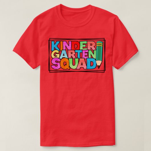 Kindergarten Squad T-shirt (Design voorkant)