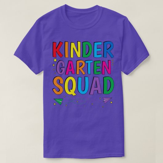 Kindergarten Squad terug naar school PreK T-shirt (Design voorkant)