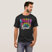 Kindergarten Squad Tie Dye Team Kindergarten T-shirt (Voorkant volledig)