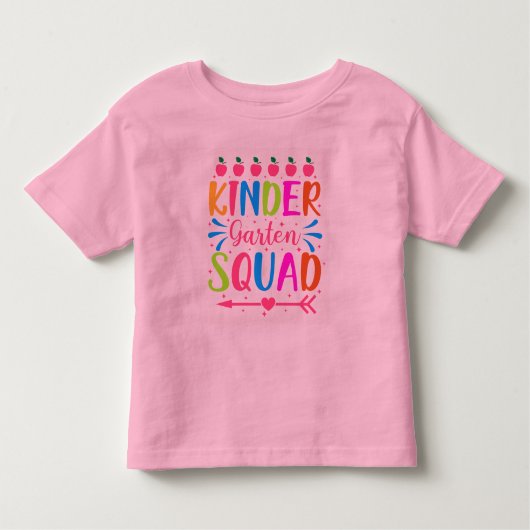 Kindergarten Squad Toddler T-shirt (Voorkant)