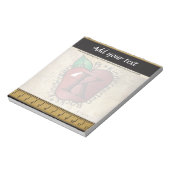 Kindergarten  stijl van leraar notitieblok (Linkerzijde)