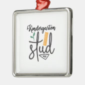 Kindergarten Stud Metalen Ornament (Links)