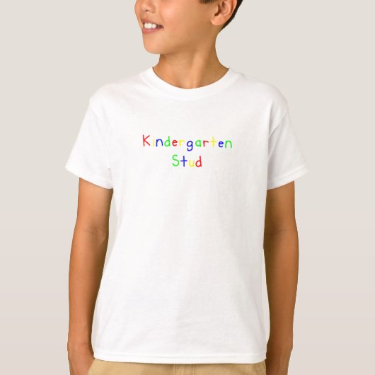 Kindergarten Stud T-shirt (Voorkant)