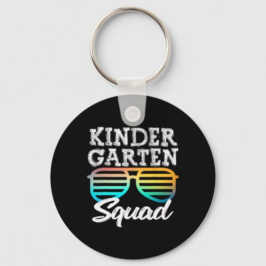 Kindergarten Sungles Fun Kinder Terug naar school Sleutelhanger (Voorkant)