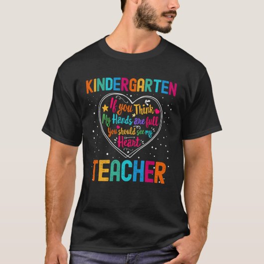 Kindergarten Teacher Appreciation Week Back to Sch T-shirt (Voorkant)