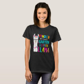 Kindergarten Teacher Back To School No Prob Llama T-shirt (Voorkant volledig)