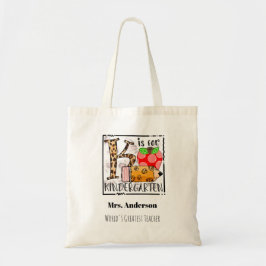 Kindergarten Teacher Gift Tote Bag