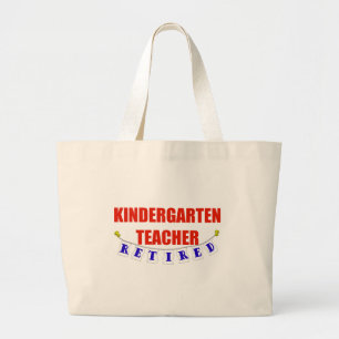 KINDERGARTEN-TEACHER IN RETIRED GROTE TOTE BAG