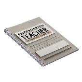Kindergarten Teacher Notitieboek (Rechterzijde)