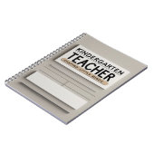 Kindergarten Teacher Notitieboek (Linkerzijde)