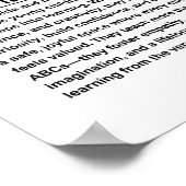 Kindergarten teacher poster (Hoek)