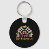 Kindergarten Teacher Rainbow Sleutelhanger (Voorkant)