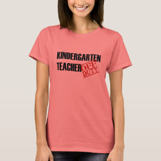 KINDERGARTEN-TEACHER VAN FUNCTIE T-SHIRT