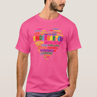Kindergarten Team Hart terug naar school T-shirt