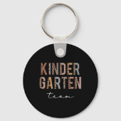 Kindergarten Team Hello Ck To School Appreciation  Sleutelhanger (Voorkant)