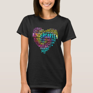 Kindergarten Team laat de kleurstof terug naar sch T-shirt