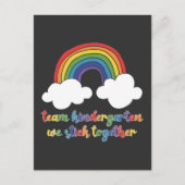 Kindergarten Team Rainbow Kinder leraar Kinderen Briefkaart (Voorkant)