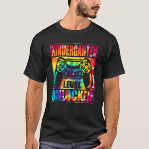 Kindergarten tonen kleurstof terug naar school zon t-shirt