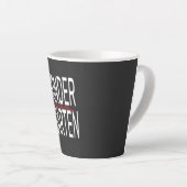 Kindergarten Typography kinder garten Latte Mok (Rechterhoek)