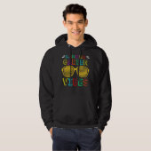 Kindergarten Vibes eerste dag terug naar school jo Hoodie (Voorkant volledig)