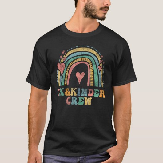 Kindergarten Vibes Groovy Overgangskleute T-shirt (Voorkant)