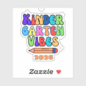 Kindergarten Vibes Kinderen Sticker (Vel)