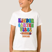 Kindergarten Vibes Kinderen T-shirt (Voorkant)