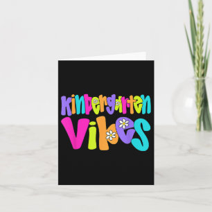 Kindergarten vibes leraar student grappig terug na kaart