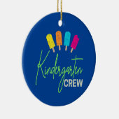 Kindergarten voor kleuterschool Vintage Keramisch Ornament (Rechts)