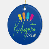Kindergarten voor kleuterschool Vintage Keramisch Ornament (Links)
