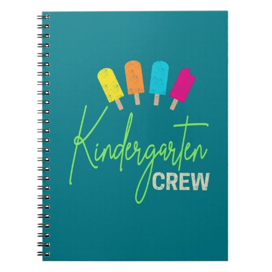 Kindergarten voor kleuterschool Vintage Notitieboek (Voorkant)