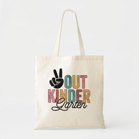 Kindergarten: "Vrede uit de kindertijd" Tote Bag (Voorkant)