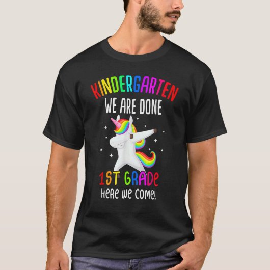Kindergarten We zijn klaar voor de eerste graad va T-shirt (Voorkant)