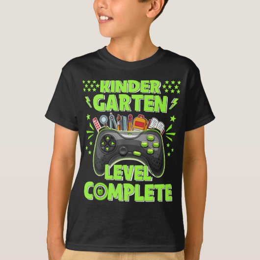 Kindergartenniveau: klasse "Complete gamer" van 20 T-shirt (Voorkant)