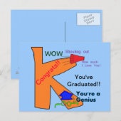 Kindergartner Afstuderen Kaart (Voorkant / Achterkant)