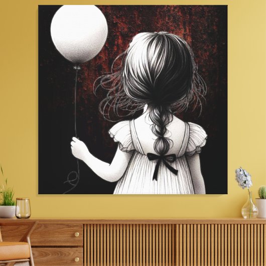 Kindergeluiden Canvas Afdruk (Insitu (Woonkamer))