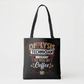 Kindergeneeskunde Dialyse-technicus Koffieliefde Tote Bag (Voorkant)