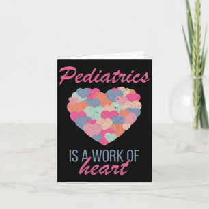 Kindergeneeskunde is een werk van hart Valentijnsd Kaart