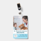 Kindergeneeskunde Kinderarts Medisch Congres Badge (Voorzijde met clip)
