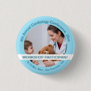 Kindergeneeskunde Kinderarts Medische Conferentie Ronde Button 3,2 Cm