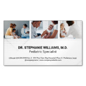 Kindergeneeskunde | Medische Gezondheidszorgwerker Magnetisch Visitekaartje (Voorkant)