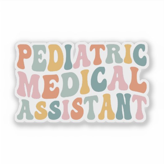 kindergeneeskundig assistent sticker (Voorkant)